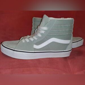 Vans High-Top Sneakers - Grey and White